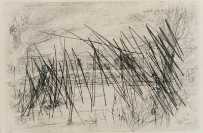 Paysage avec un pêcheur, 1861 - James Abbott McNeill Whistler