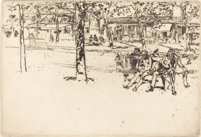 Le Boulevard Poissonnière, 1893 - James Abbott McNeill Whistler