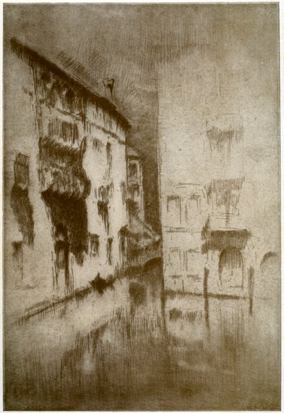 Nocturne : Palais, vers 1879 1904 - James Abbott McNeill Whistler