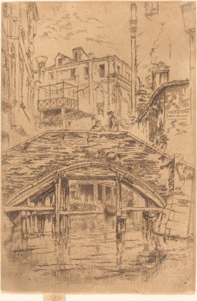 Ponte del Piovan, 1880 - James Abbott McNeill Whistler