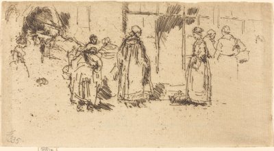 Marché de la volaille, Loches - James Abbott McNeill Whistler