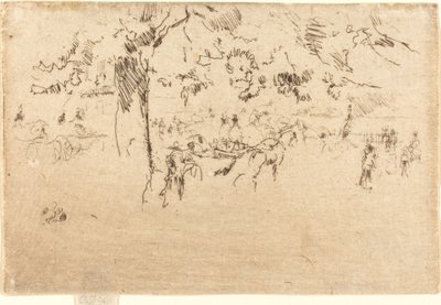 Parc Saint James, vers 1884-1886 - James Abbott McNeill Whistler