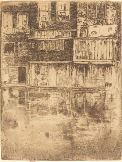 Maison carrée, Amsterdam, 1889 - James Abbott McNeill Whistler