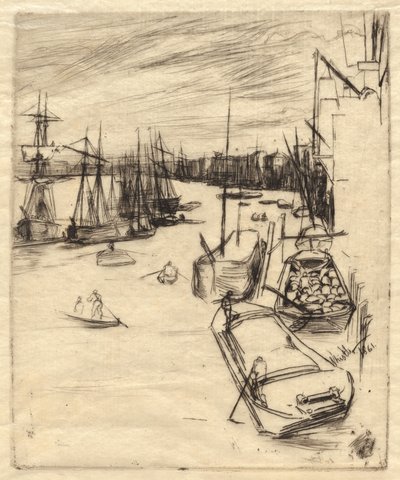 Le Petit Rotherhithe, 1861 - James Abbott McNeill Whistler