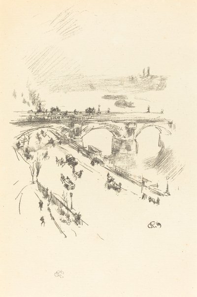 Pont de Waterloo, 1896 - James Abbott McNeill Whistler