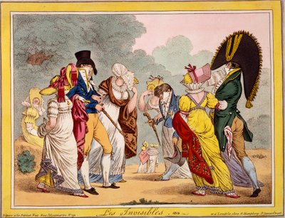 Les Invisibles, 1810 - James Gillray