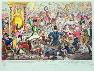 Le Union Club - James Gillray