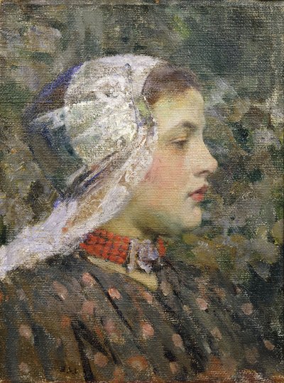 Portrait de Katje - James Jebusa Shannon