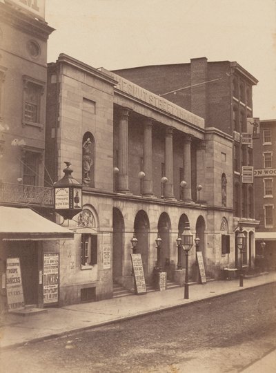 Théâtre de Chesnut Street, Philadelphie - James McClees