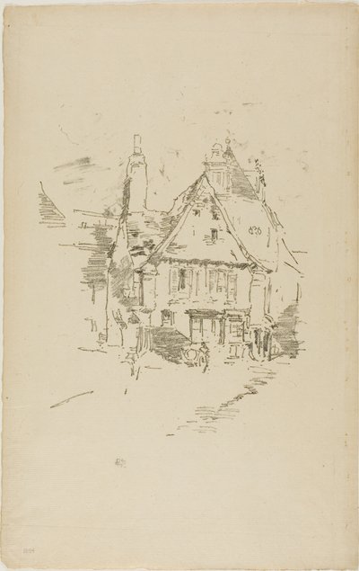 Toits à pignon - James Abbott McNeill Whistler