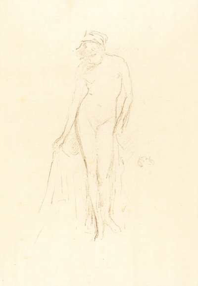 Modèle nu, debout - James Abbott McNeill Whistler