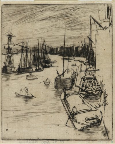 Le Petit Rotherhithe - James Abbott McNeill Whistler