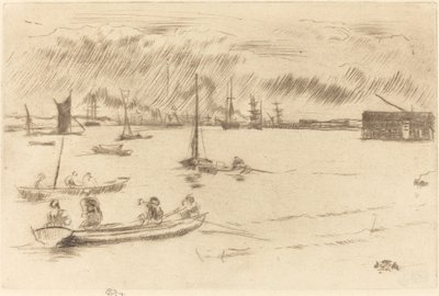 La Tamise vers Erith - James Abbott McNeill Whistler