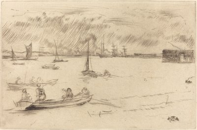 La Tamise vers Erith - James Abbott McNeill Whistler