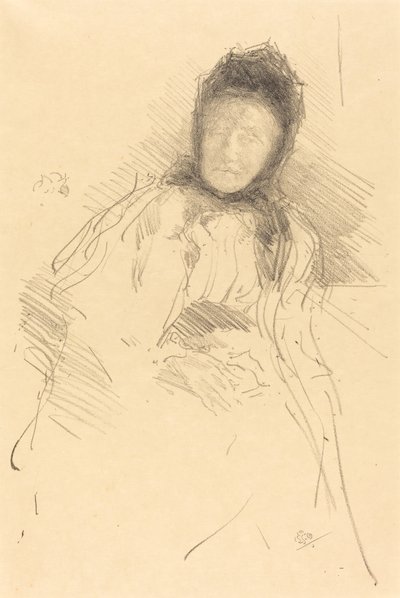 Esquisse inachevée de Lady Haden - James Abbott McNeill Whistler