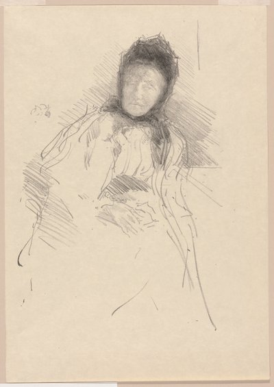 Esquisse inachevée de Lady Haden - James Abbott McNeill Whistler