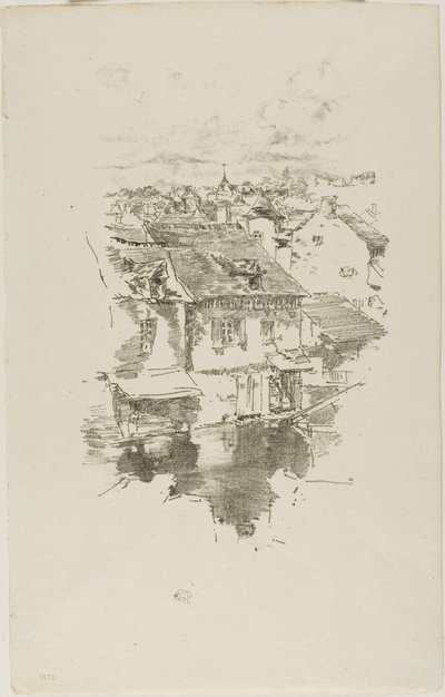 Vitré : Le Canal - James Abbott McNeill Whistler