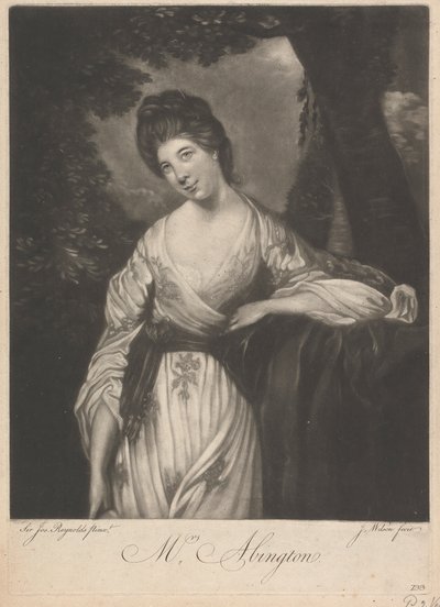 Mme Frances Abington (née Barton) - James Wilson