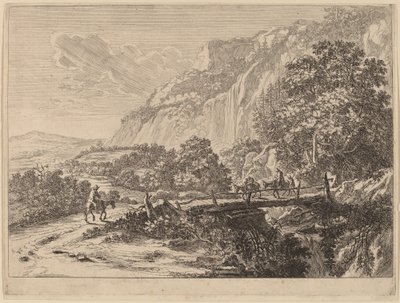 Le Pont en bois à Sulmona, près de Tivoli - Jan Both