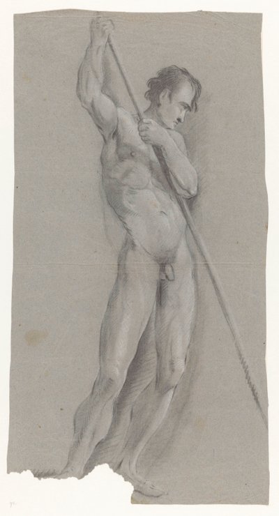 Homme nu avec bâton - Jan Brandes (possibly)