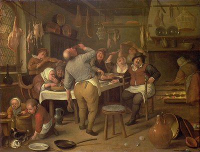 La cuisine grasse - Jan Havickszoon Steen