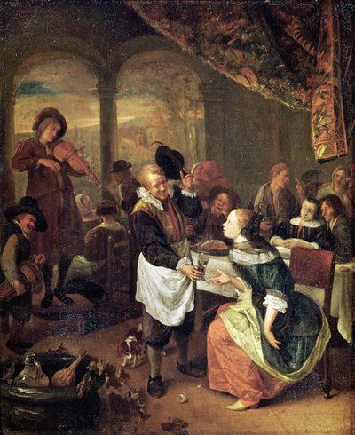 Le Galant Aubergiste - Jan Havickszoon Steen