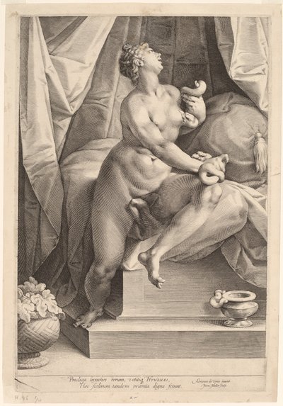 Cléopâtre - Jan Muller, after Adriaen de Vries