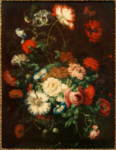 Nature morte de fleurs dans un vase en verre - Jan Peeter Brueghel