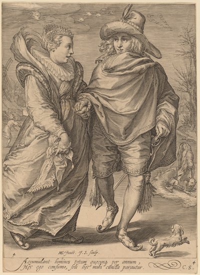 Hiver - Jan Pietersz Saenredam after Hendrik Goltzius