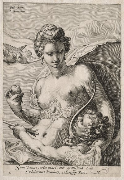 Vénus et Cupidon - Jan Saenredam