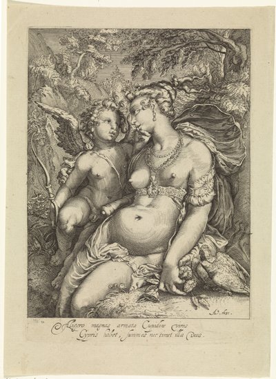 Vénus et Cupidon - Jan Saenredam