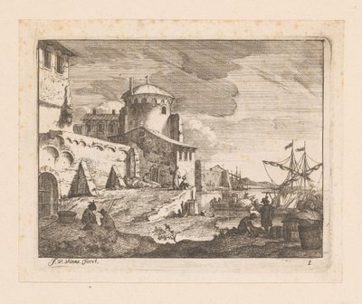 Port italien - Jan Vincentsz. van der Vinne