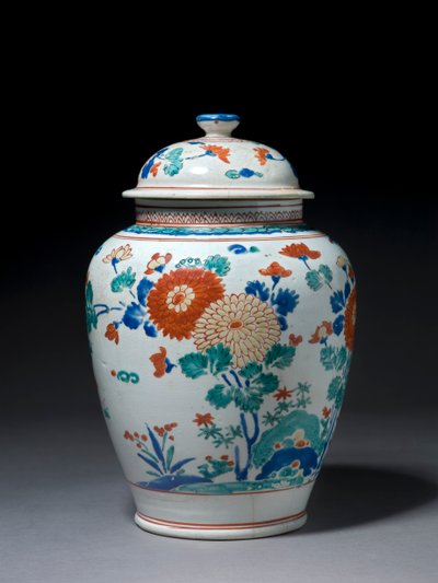 Pot avec couvercle, vers 1670-80 - Japanese School