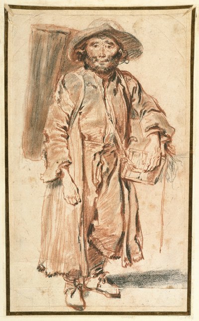 Le vieux Savoyard - Jean Antoine Watteau