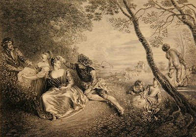 Amusements Champêtres - Jean Antoine Watteau