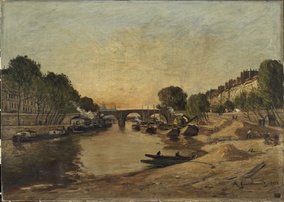 La Seine et le Pont Marie - Jean Baptiste Antoine Guillemet