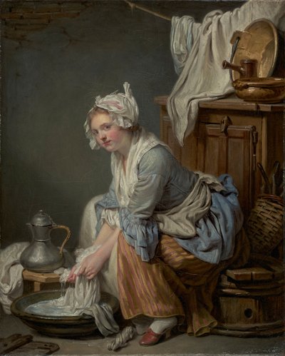 La Blanchisseuse - Jean Baptiste Greuze