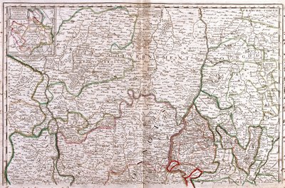 Carte de la Bourgogne (France) - Jean Baptiste Nolin