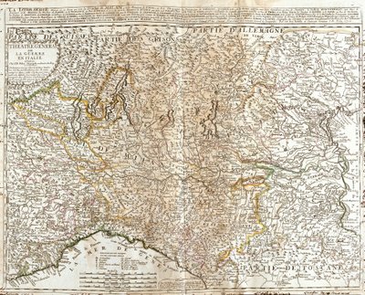 Carte de la Lombardie (Italie) (Gravure) - Jean Baptiste Nolin