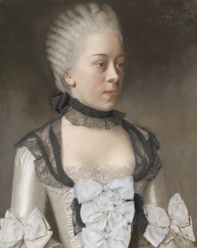 Wilhelmina Hillegonda Schuyt - Jean Etienne Liotard (signed by artist)