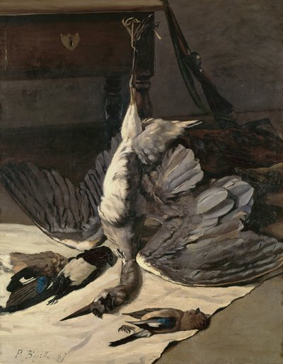 Nature morte avec héron, 1867 - Jean Frederic Bazille