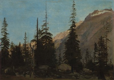 Paysage alpin : La Handegg, Suisse, années 1850 - Jean Leon Gerome