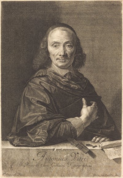 Antoine Vitre - Jean Morin after Philippe de Champaigne