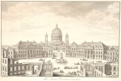 Place Royale de Friedrichstadt à Copenhague - Johan Martin Preisler