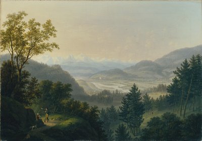 Environs de la ruine de Habsbourg - Johann Caspar Rahn