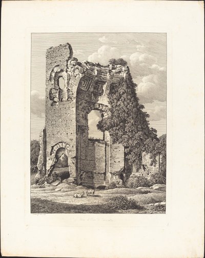 Près du Cirque de Caracalla - Johann Christian Reinhart