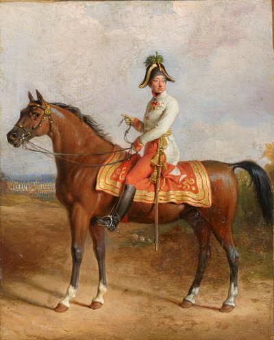 Archiduc Charles à cheval - Johann Peter Krafft