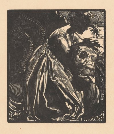 Femme avec monstre - Johannes Josephus Aarts