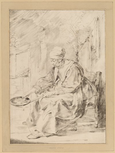 La femme aux crêpes, 1768 - Johannes Kornlein