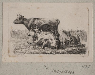 Trois vaches - Johannes Wilhelm Zillen